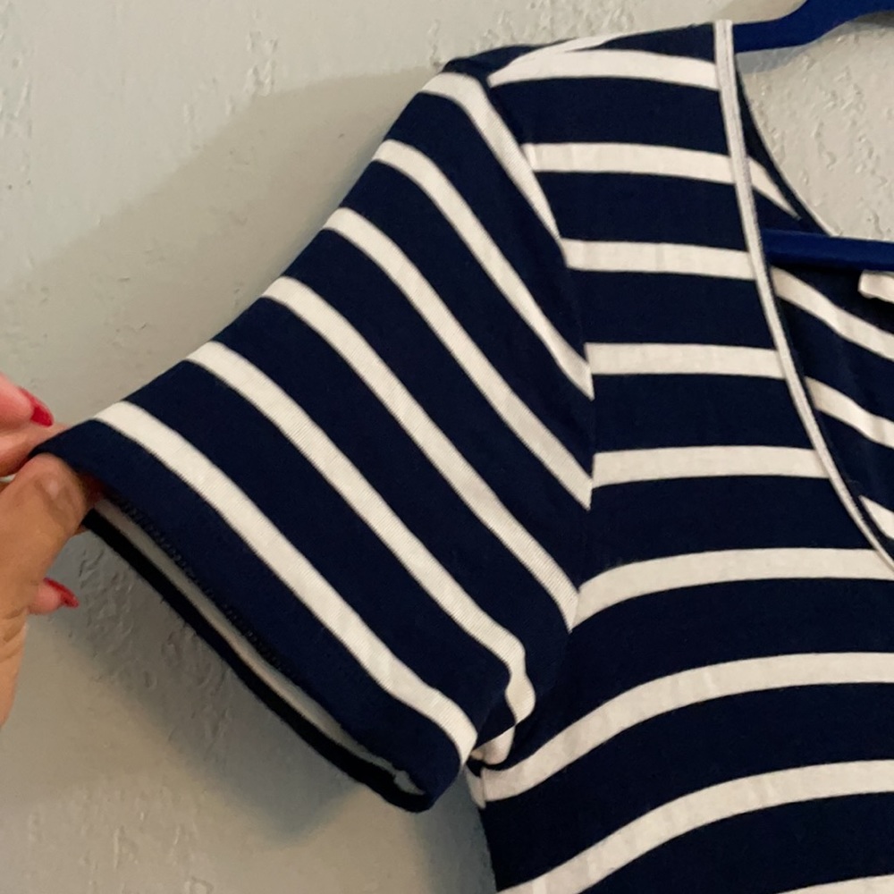 Lovers + Friends Striped Knot Yours t-Shirt Dress - Picture 7 of 10
